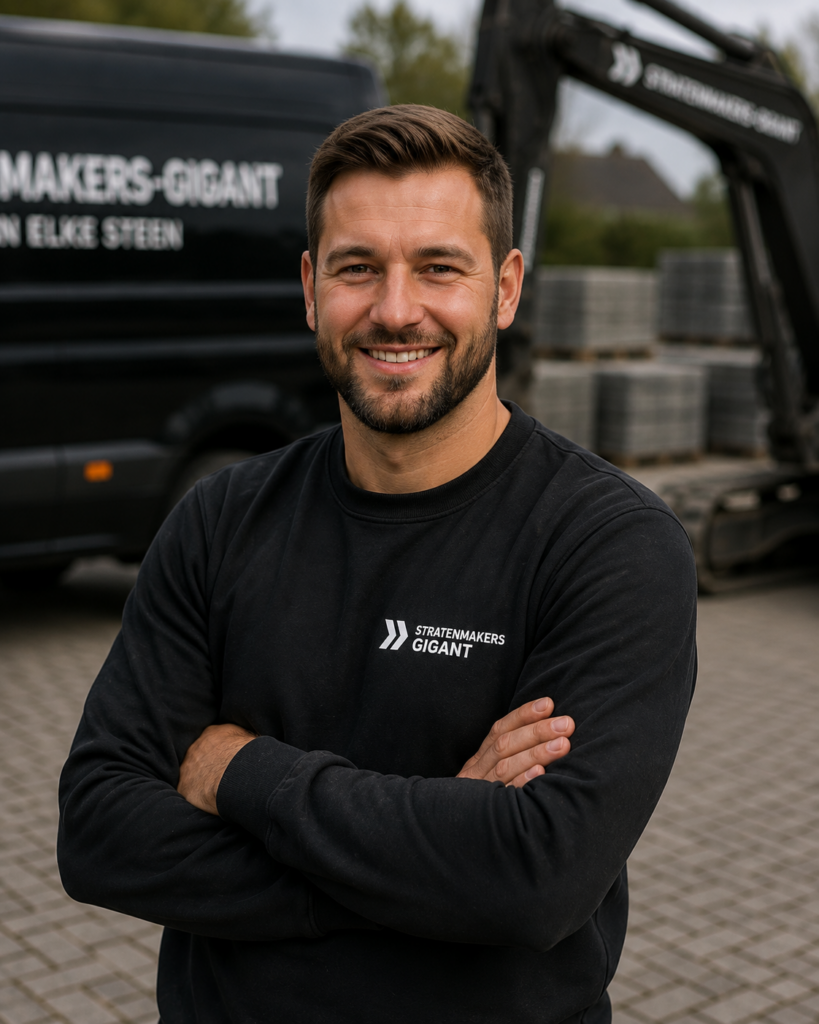 Raoul leidinggevende stratenmakersgigant portretfoto