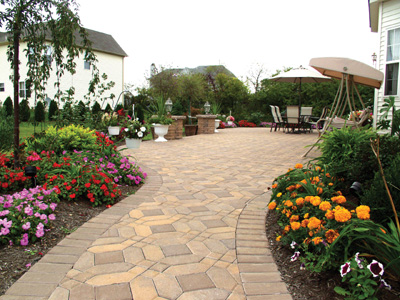 tuin bestrating